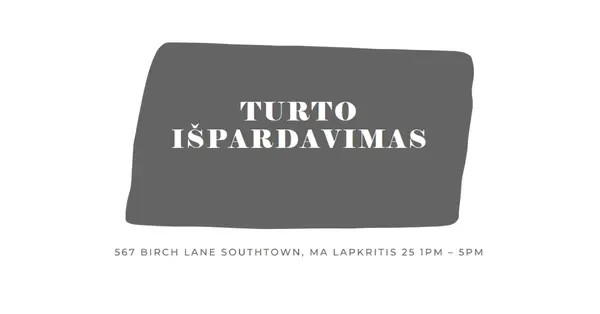 Šiferio turto pardavimas white modern-simple