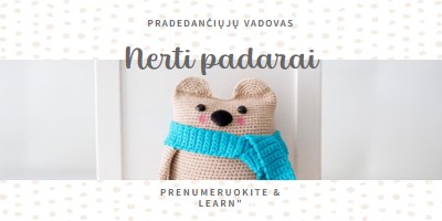 Pradedančiųjų vadovas nėrimui white organic-simple