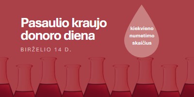 Pasaulio kraujo donoro diena red modern-bold