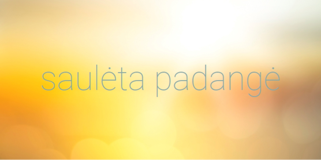 Saulėta padangė yellow modern-simple