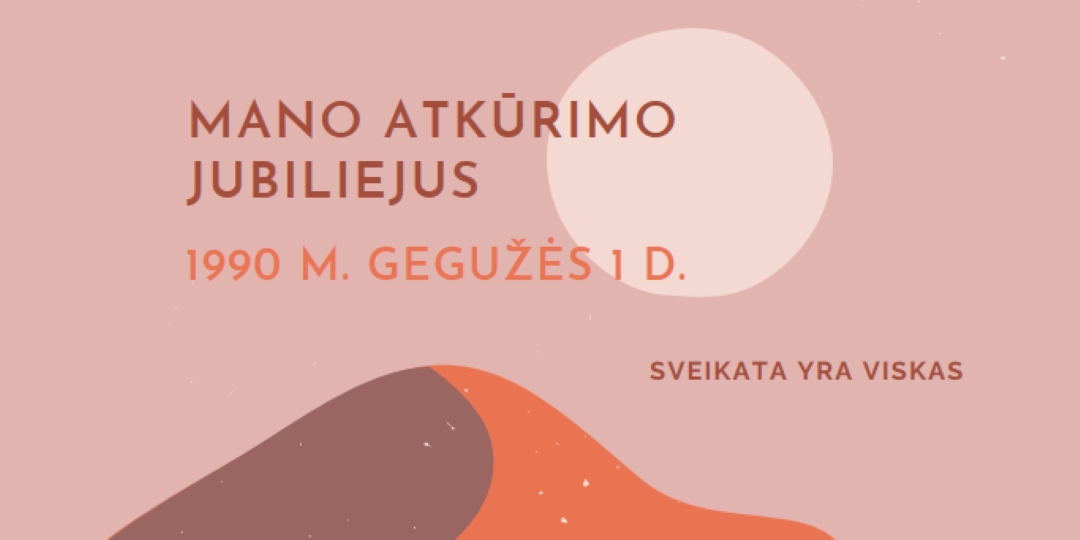 Mano atkūrimo sukakties pink organic-boho