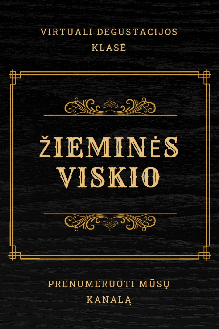 Žiemos viskio black vintage-retro