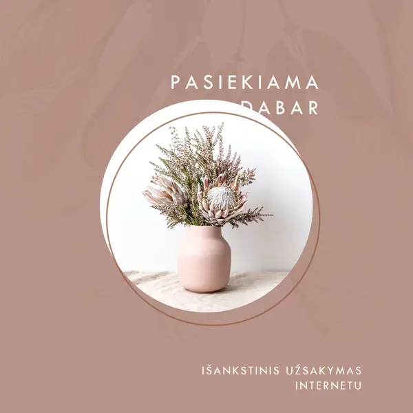 Mauve akcentai pink organic-simple