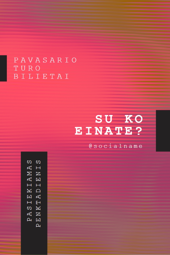 Koncertų šviesos pink modern-bold