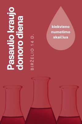 Pasaulio kraujo donoro diena red modern-bold