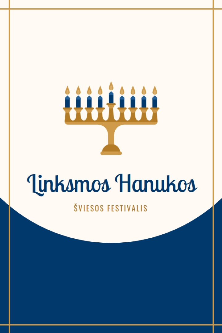 Menorah aura white modern-color-block