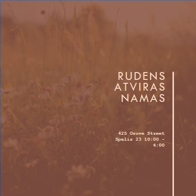 Rudens atviras namas brown modern-simple