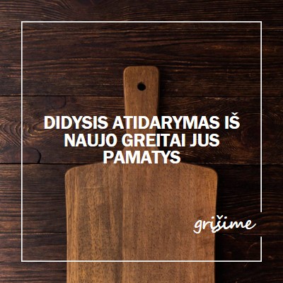 Grįšime brown modern-simple