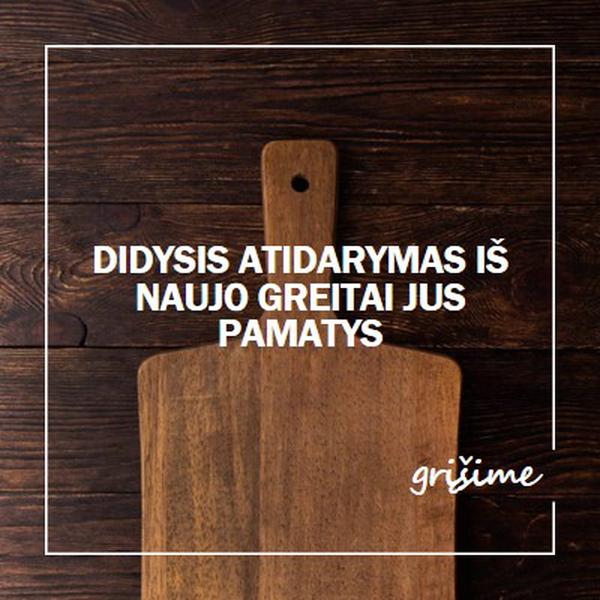 Grįšime brown modern-simple