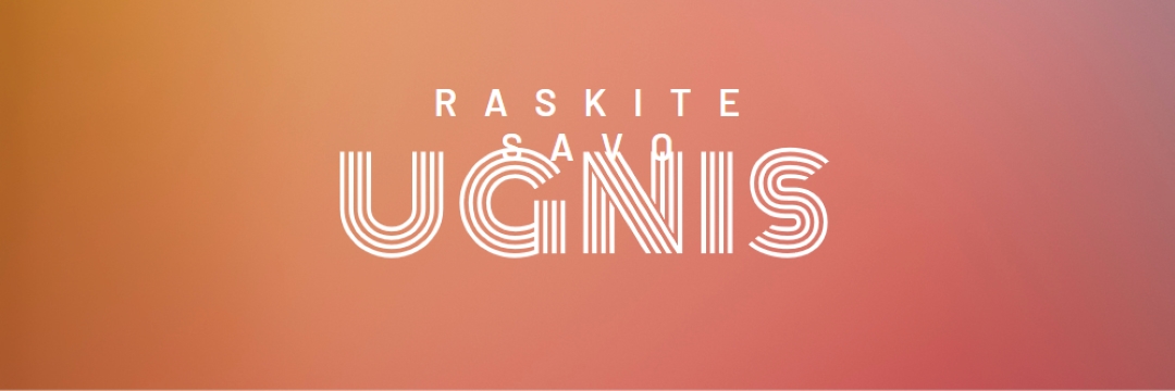 Įjungtas gaisras orange modern-bold