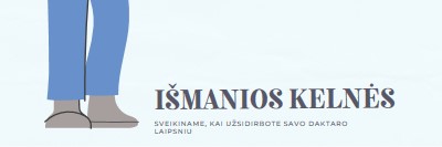 Išmanios kelnės blue modern-color-block