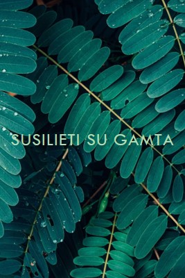 Susilieti su gamta green modern-simple