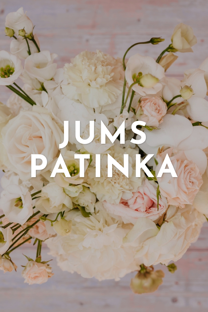 Palaiminga puokštė purple modern-simple