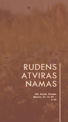 Rudens atviras namas brown modern-simple