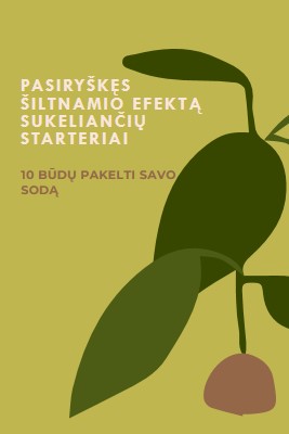 Pakelkite savo sodą green modern-color-block