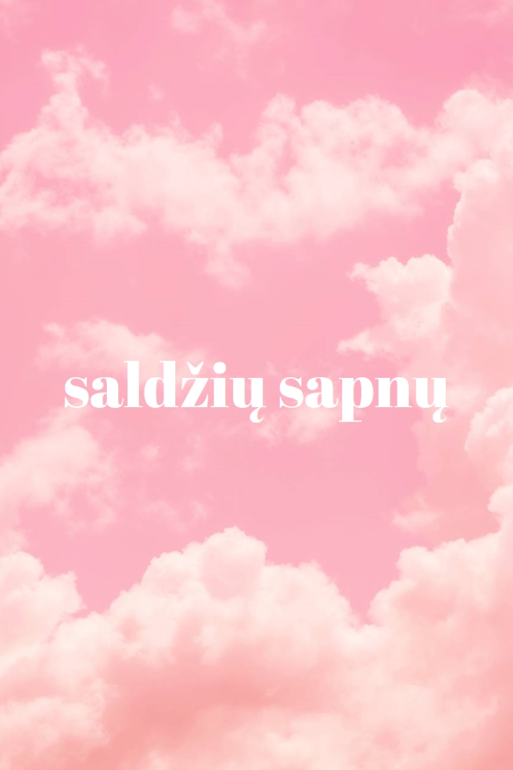 Debesyje prieš miegą pink modern-simple