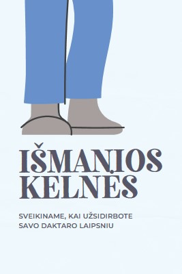 Išmanios kelnės blue modern-color-block