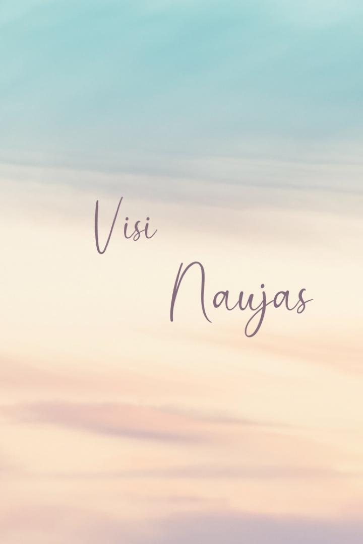 Naujas požiūris blue modern-simple