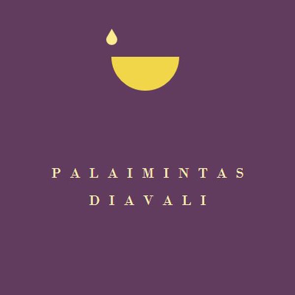 Valalių palaiminimai purple modern-simple