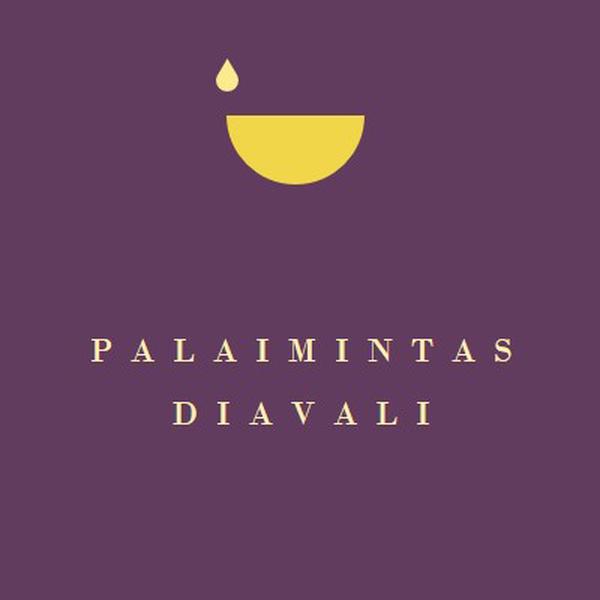 Valalių palaiminimai purple modern-simple