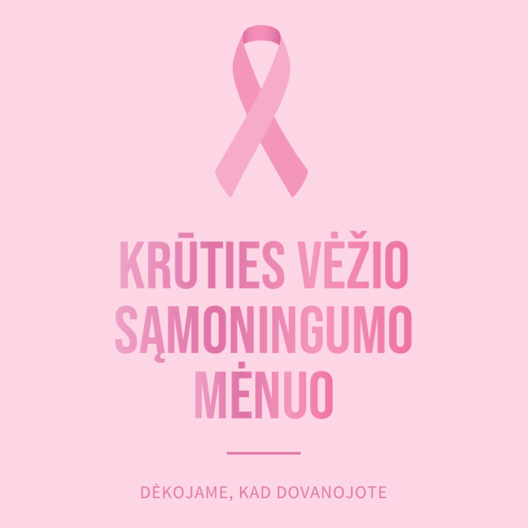 Krūties vėžio sąmoningumo mėnuo pink modern-simple