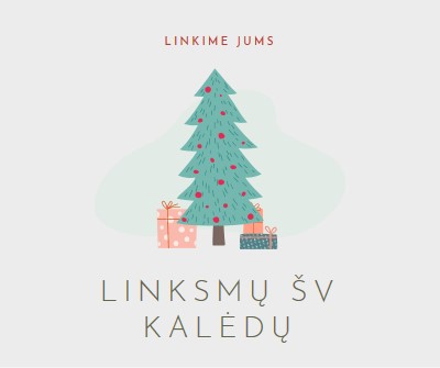 Linkime linksmų šv. Kalėdų pink whimsical-color-block