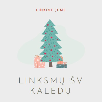 Linkime linksmų šv. Kalėdų pink whimsical-color-block