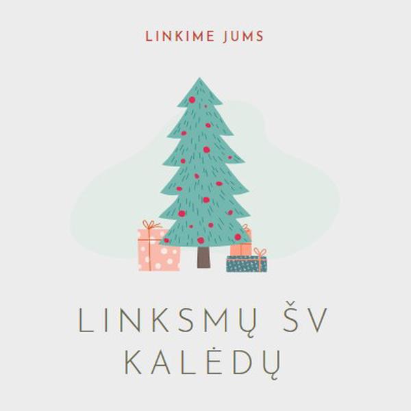 Linkime linksmų šv. Kalėdų pink whimsical-color-block