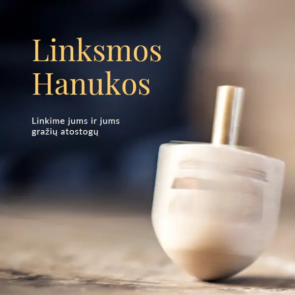 Chanukos grožis yellow modern-simple