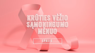 Krūties vėžio sąmoningumo pink modern-bold