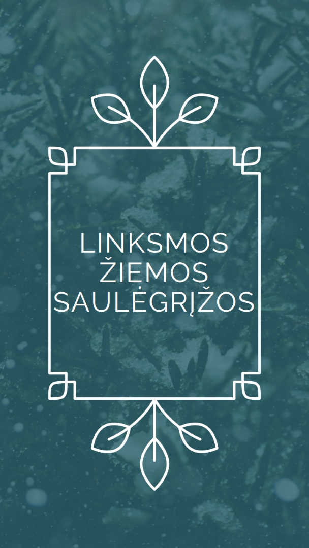 Žiemos saulėgrįžą green modern-simple