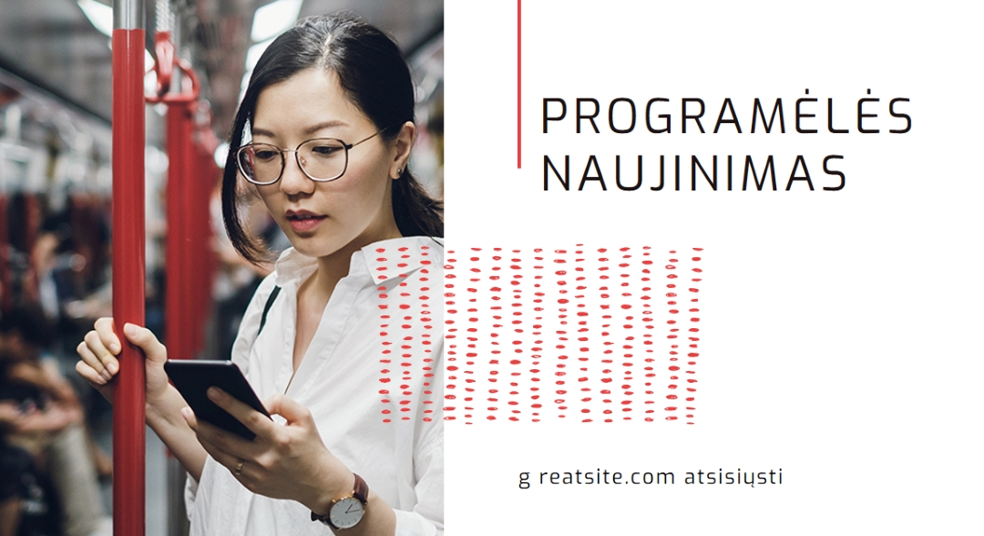 Įrašyti naujinimą white modern-bold