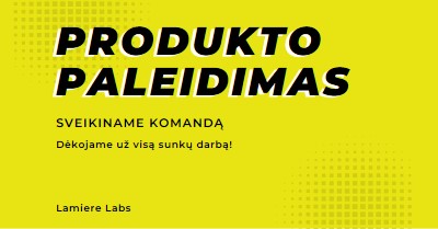 Sveikiname komandą yellow modern-simple