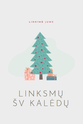 Linkime linksmų šv. Kalėdų pink whimsical-color-block