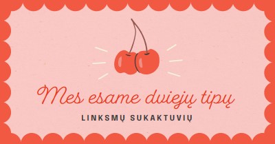 Mes esame dviejų tipų red illustration,retro,playful