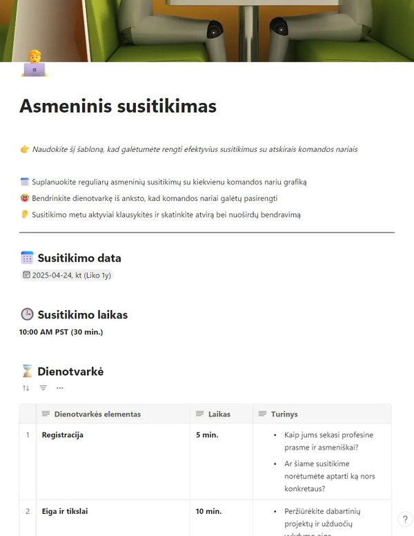 Asmeninis susitikimas