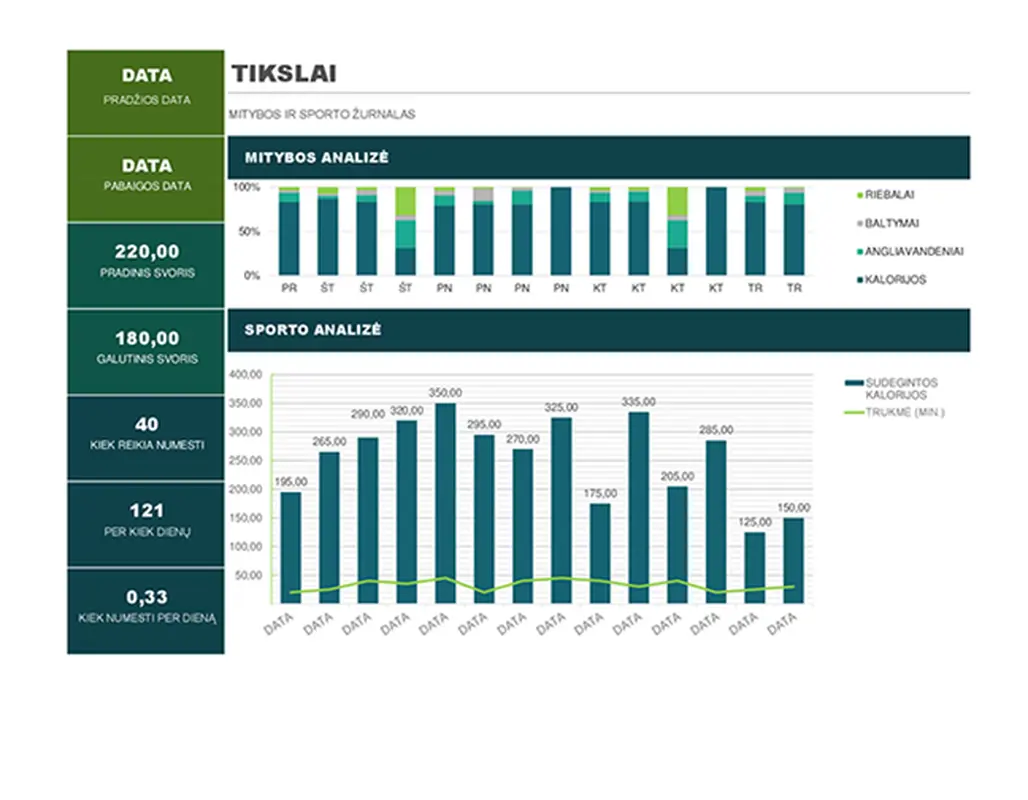 Mitybos ir sporto žurnalas modern simple