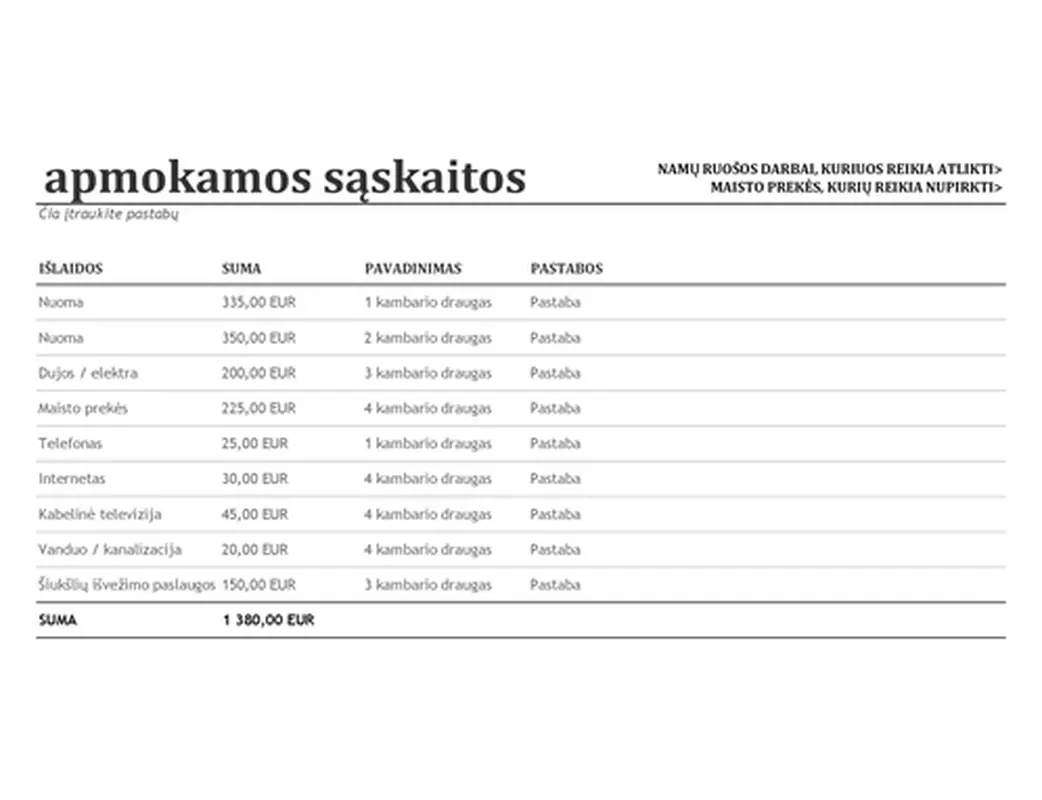 Kambarioko tvarkytuvas modern simple