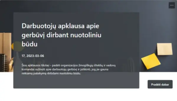 Darbuotojų apklausa apie gerbūvį dirbant nuotoliniu būdu gray