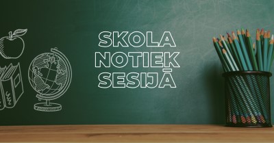 Mācību iestādē notiek sesija green modern-simple