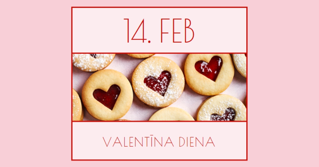 Valentīna dienas treat pink modern-simple