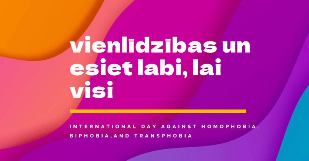 Honor International Day Against Homophobia purple modern-bold
