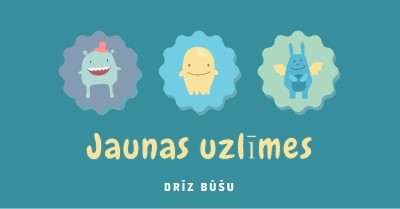 Jaunas uzlīmes būs pieejama drīzumā blue whimsical-color-block