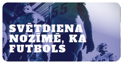 Svētdiena nozīmē, ka futbols purple modern-bold