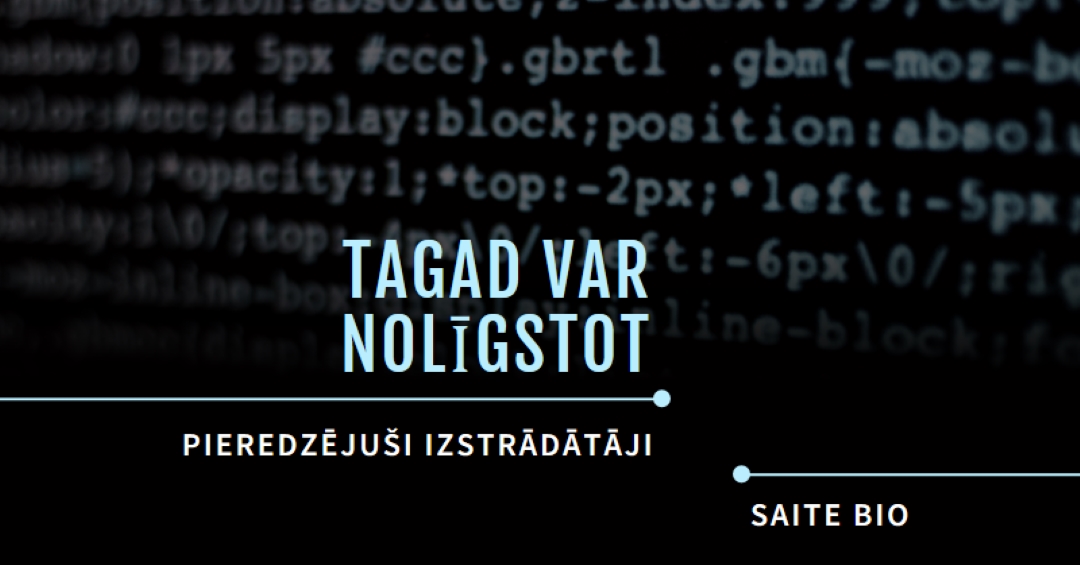 Situācijas izstrāde black modern-bold