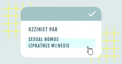 Uzziniet par seksuālo nomu zināšanas mēnesi blue vintage-retro