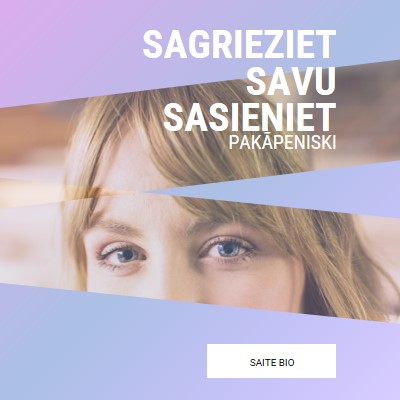 Izgrieziet savu sasienumu purple modern-bold