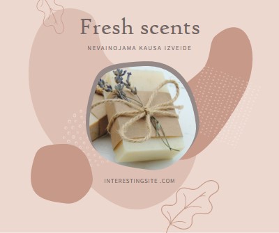 Fresh scents pink organic-boho