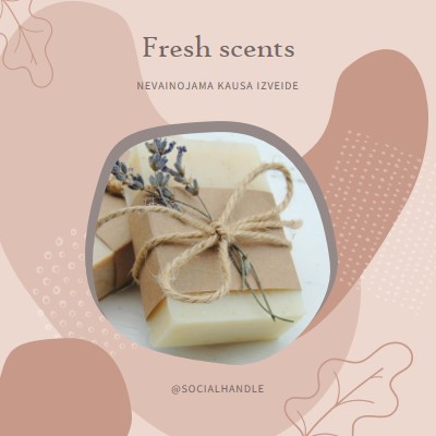 Fresh scents pink organic-boho