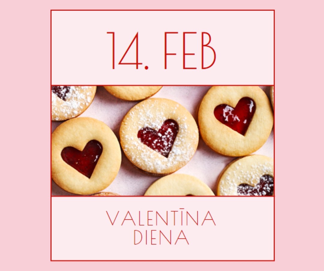 Valentīna dienas treat pink modern-simple